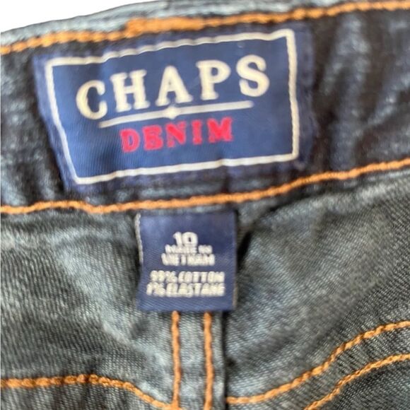 CHAPS Madden Straight Slimming Fit Denim Jeans, Dark Wash, size 10 - Picture 8 of 8
